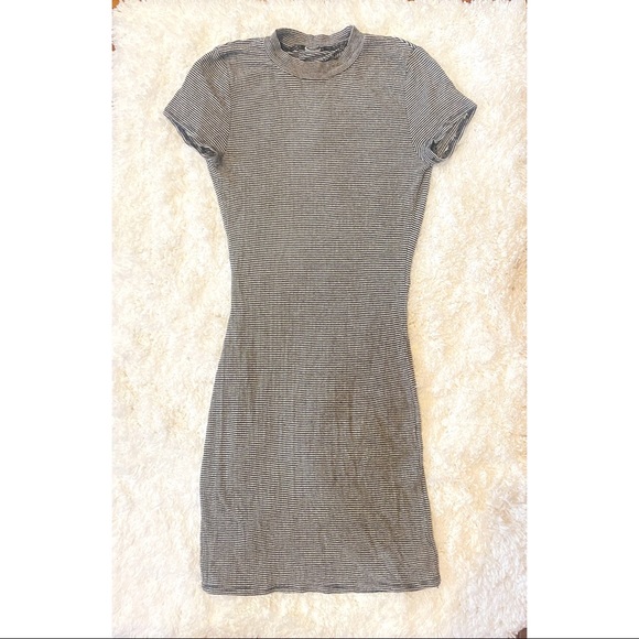 No Brand XS-S Black and White Stripes Dress Condition: Used-Excellent - Picture 4 of 5